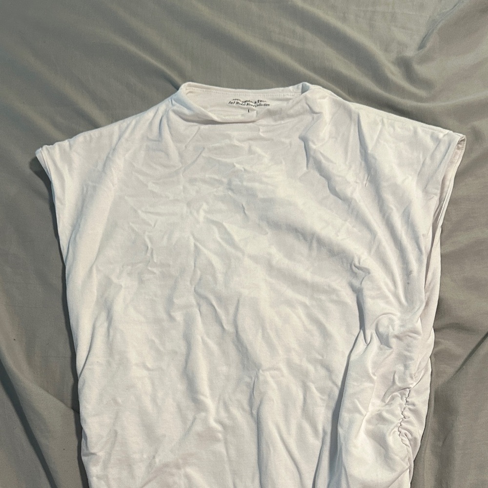 White Women’s Abercrombie Bodysuit